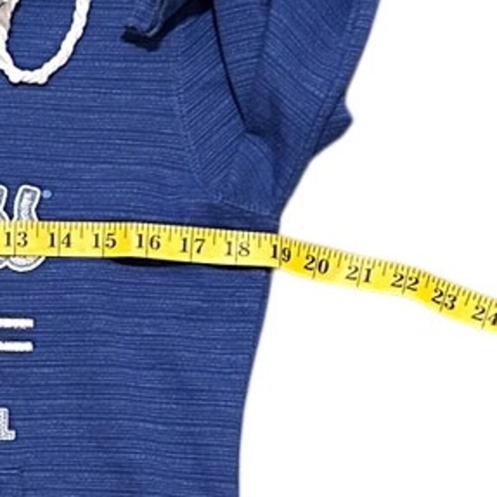 Majestic MLB Los Angeles Dodgers Hoodie Women’s Small Blue Lightweight Pullover - Picture 7 of 7